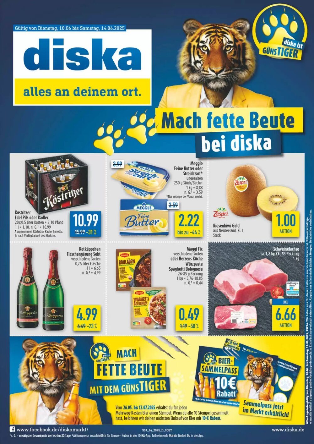 diska Prospekt (ab 10.06.2025) zum Blättern - Seite 1