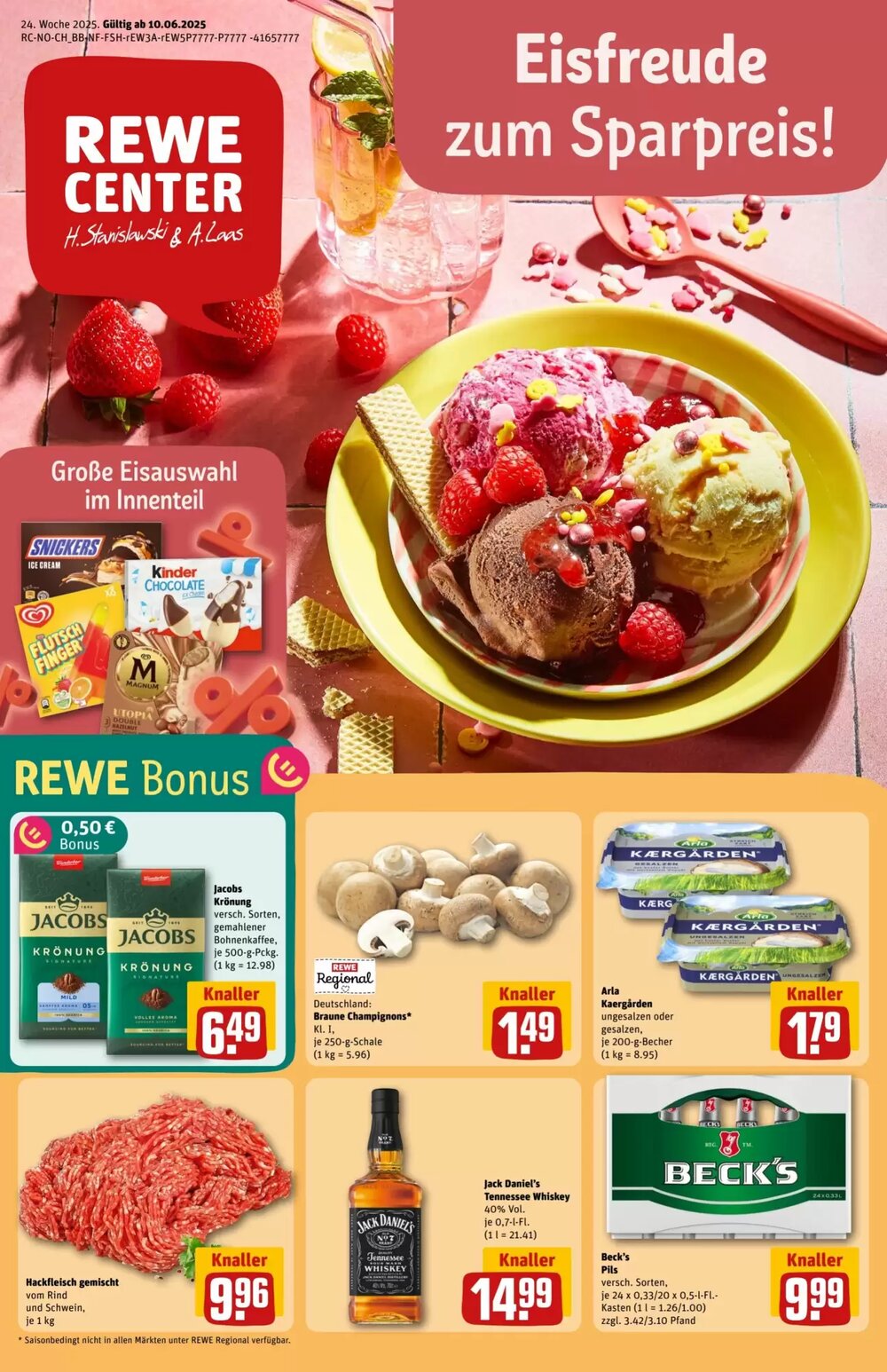 REWE Center Prospekt (ab 10.06.2025) zum Blättern - Seite 1