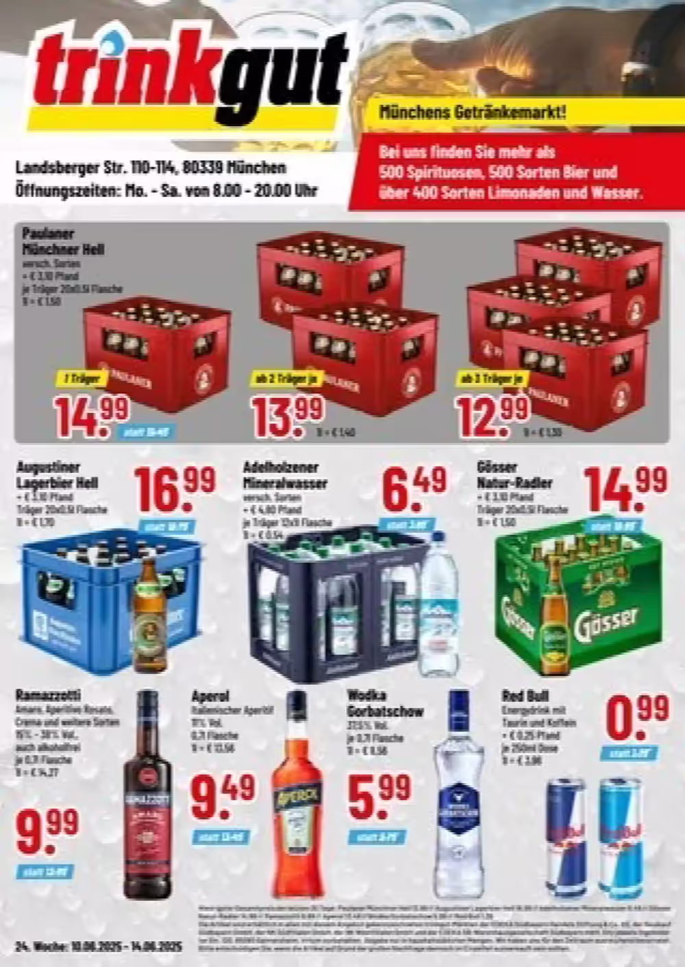 trinkgut Prospekt (ab 10.06.2025) zum Blättern - Seite 1