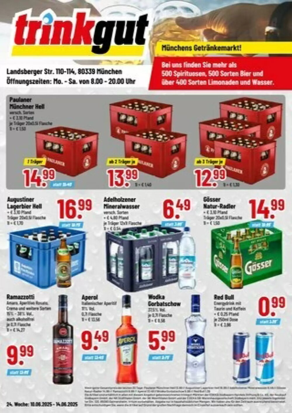 trinkgut Prospekt (ab 10.06.2025) zum Blättern - Seite 1