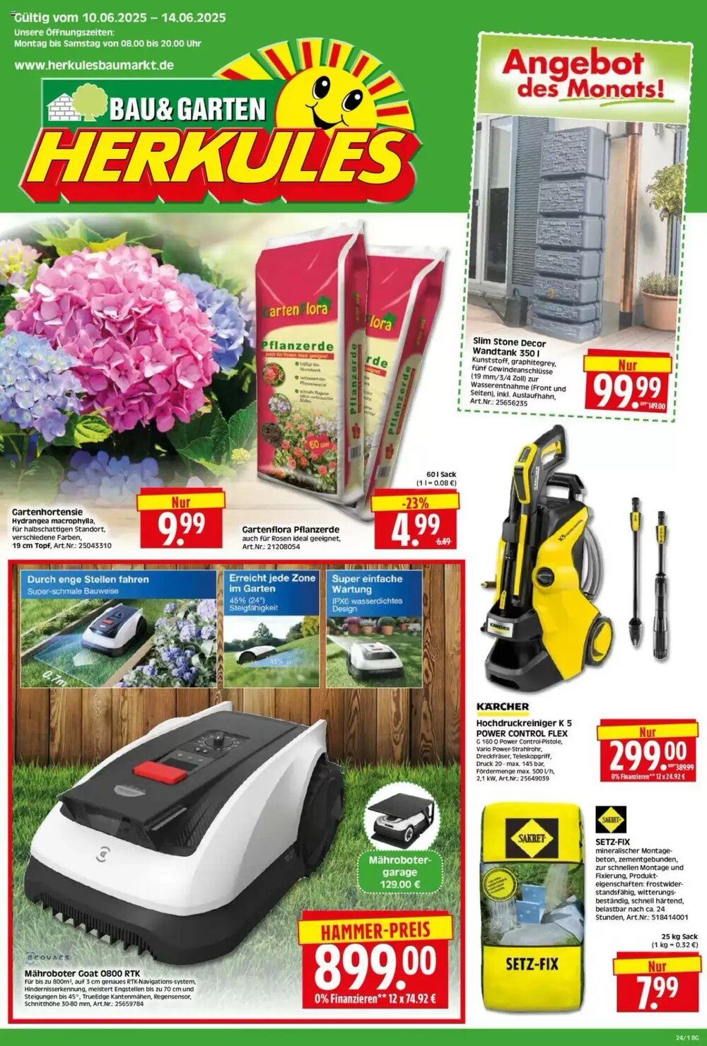 Edeka Herkules Prospekt (ab 10.06.2025) zum Blättern - Seite 1
