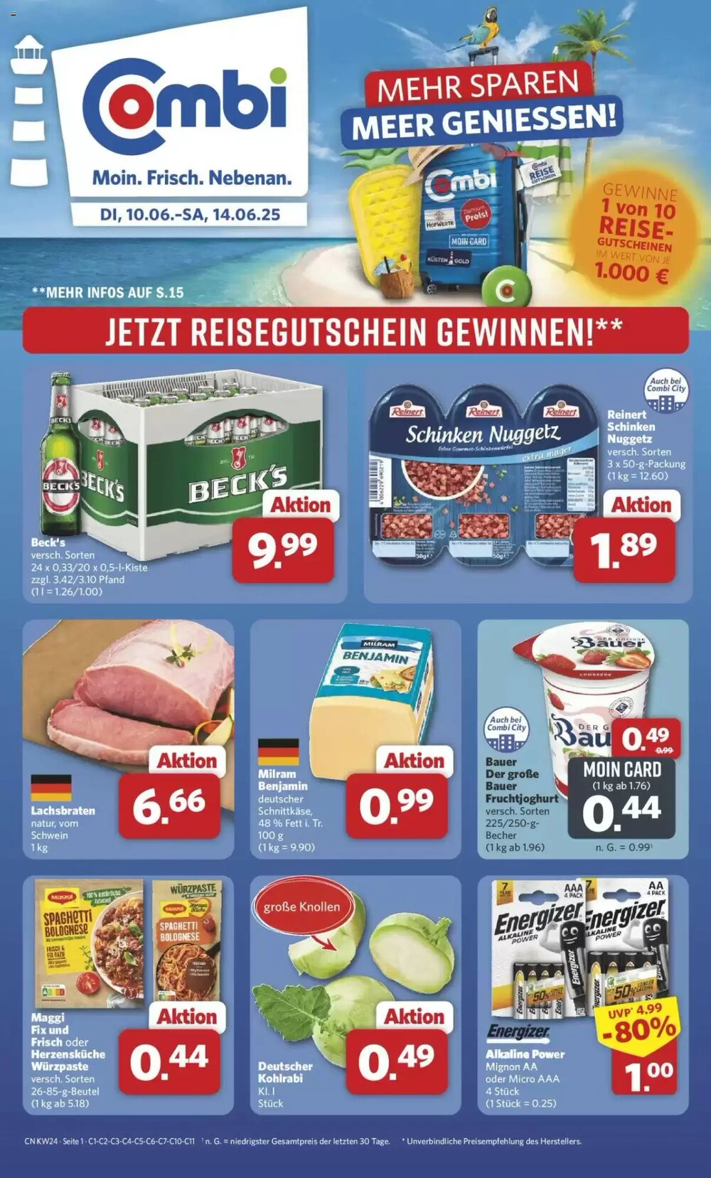 Combi Prospekt (ab 10.06.2025) zum Blättern - Seite 1
