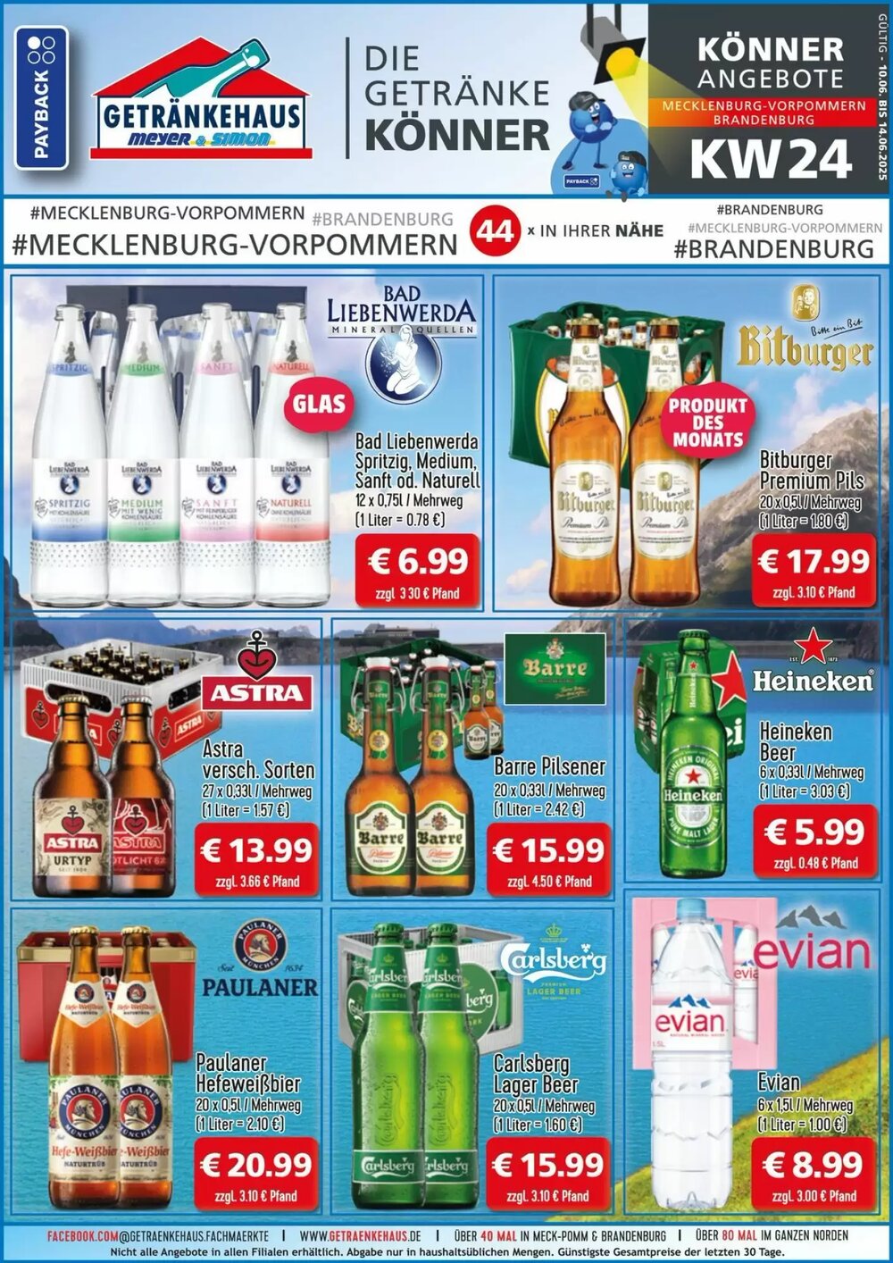 Getränkehaus Prospekt (ab 10.06.2025) zum Blättern - Seite 1