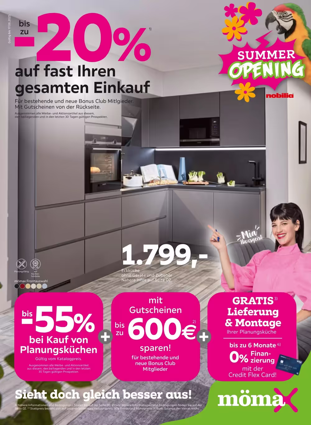 Mömax Prospekt (ab 10.06.2025) zum Blättern - Seite 1
