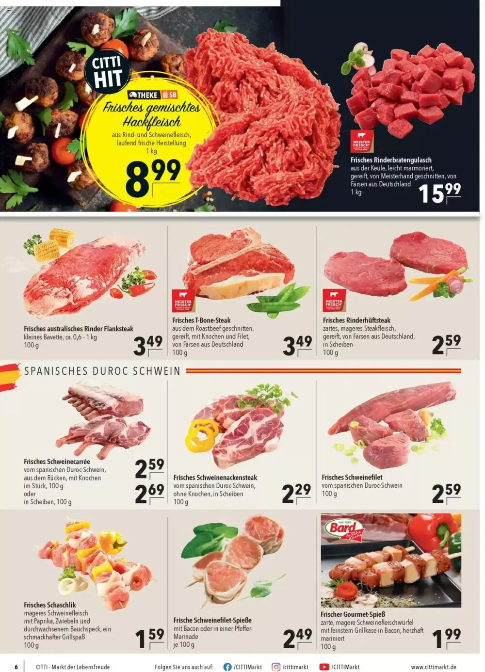 CITTI Markt Prospekt (ab 11.06.2025) zum Blättern - Seite 6