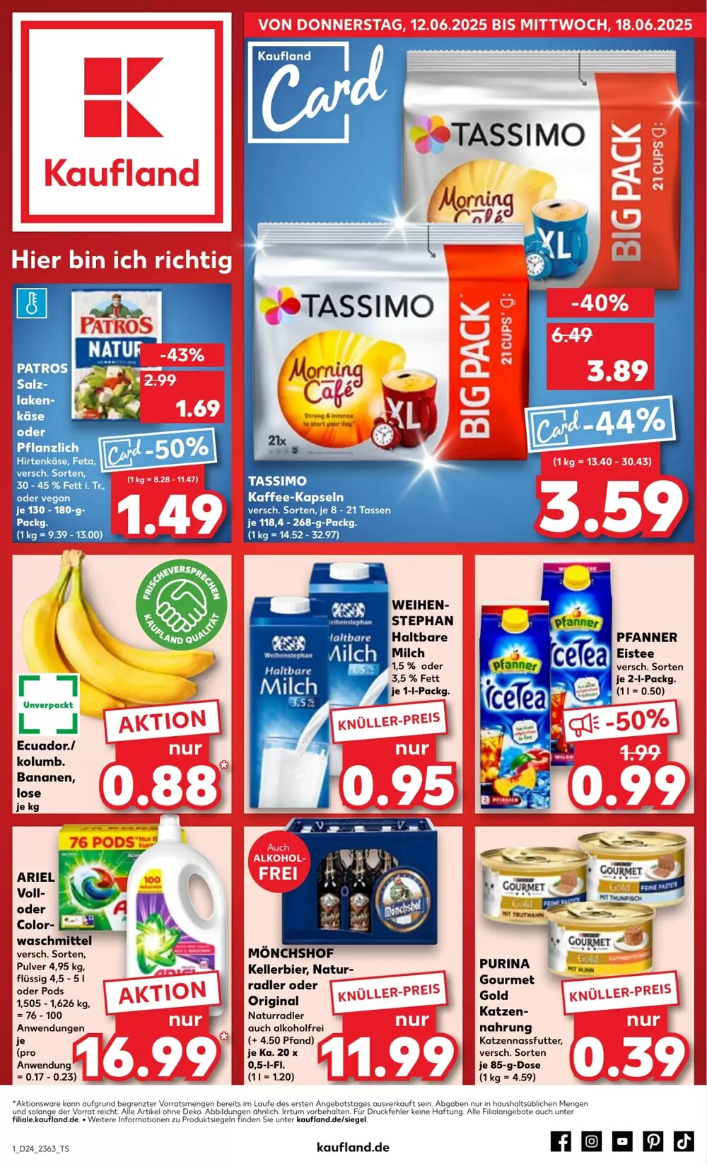Kaufland Prospekt (ab 12.06.2025) zum Blättern - Seite 1