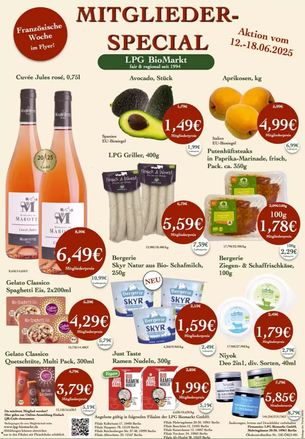 LPG Biomarkt Prospekt (ab 12.06.2025) zum Blättern - Seite 1