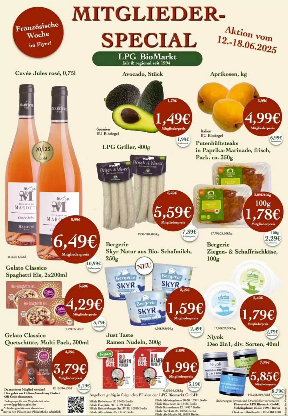 LPG Biomarkt Prospekt (ab 12.06.2025) zum Blättern - Seite 1