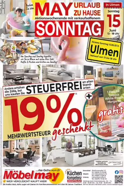 Möbel May Prospekt (ab 13.06.2025) zum Blättern