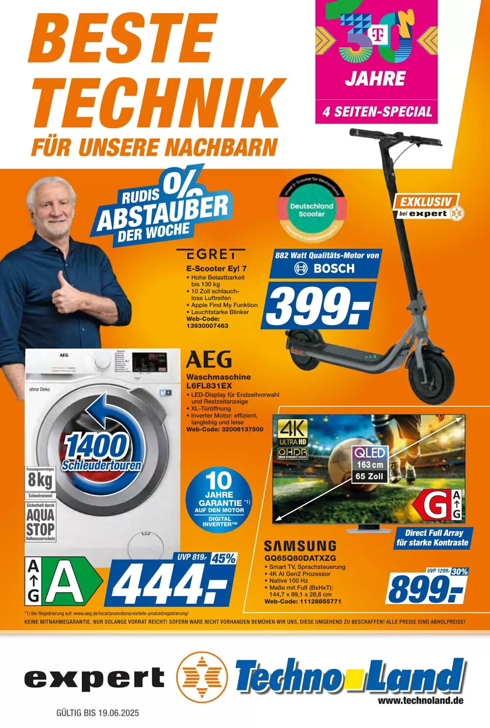 expert Techno Land Prospekt (ab 13.06.2025) zum Blättern - Seite 1
