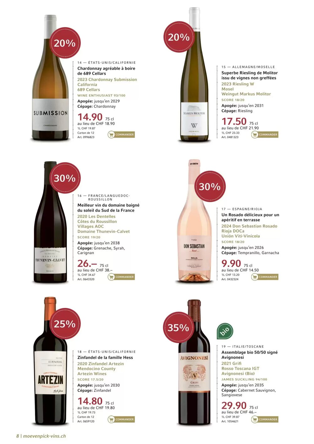 Mövenpick Wein Prospekt (ab 13.06.2025) zum Blättern - Seite 8