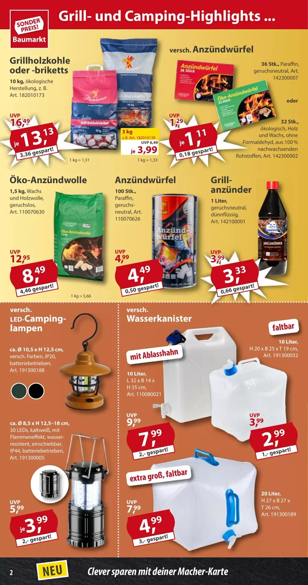 Sonderpreis Baumarkt Prospekt (ab 14.06.2025) zum Blättern - Seite 2