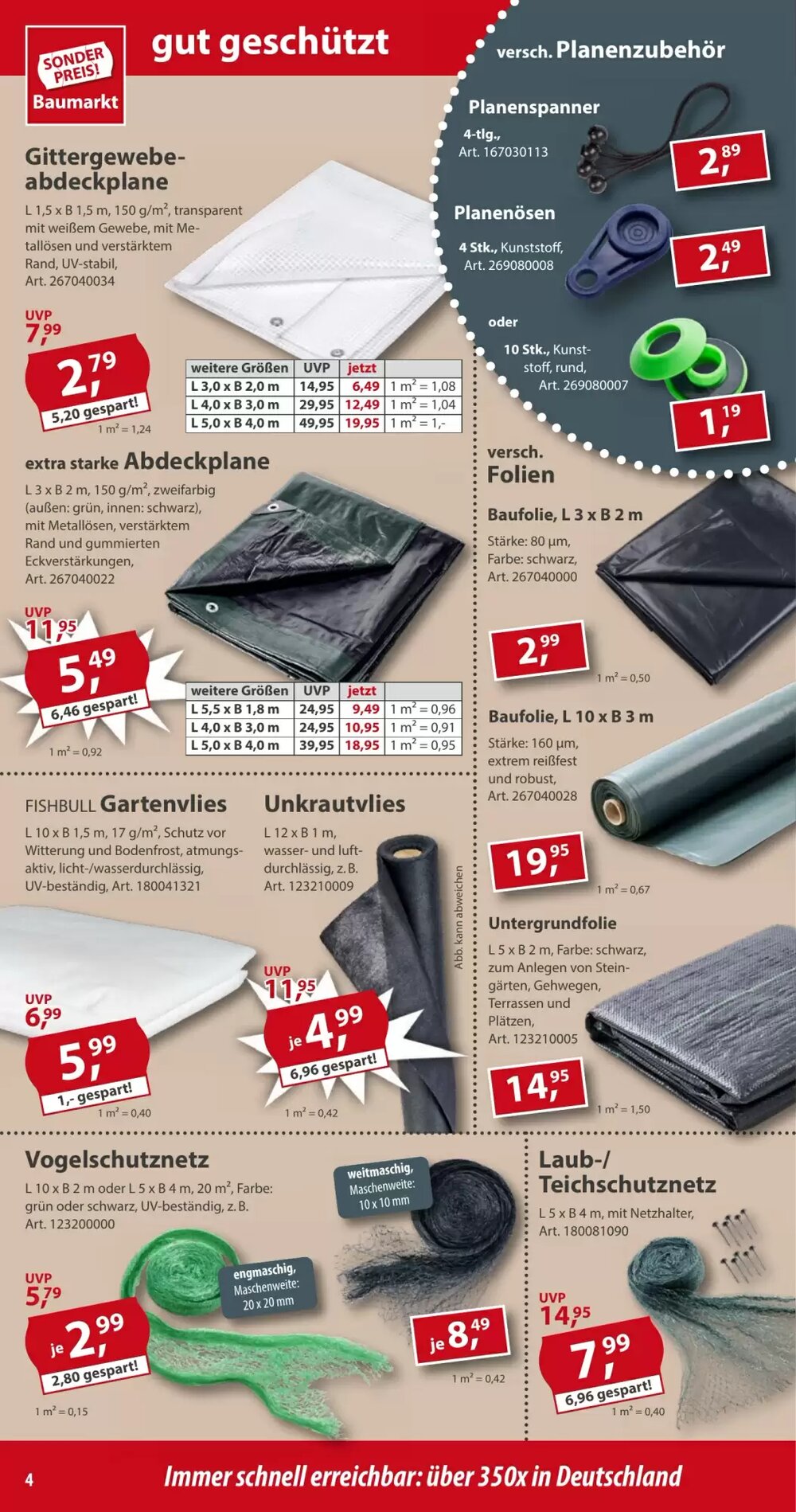 Sonderpreis Baumarkt Prospekt (ab 14.06.2025) zum Blättern - Seite 4