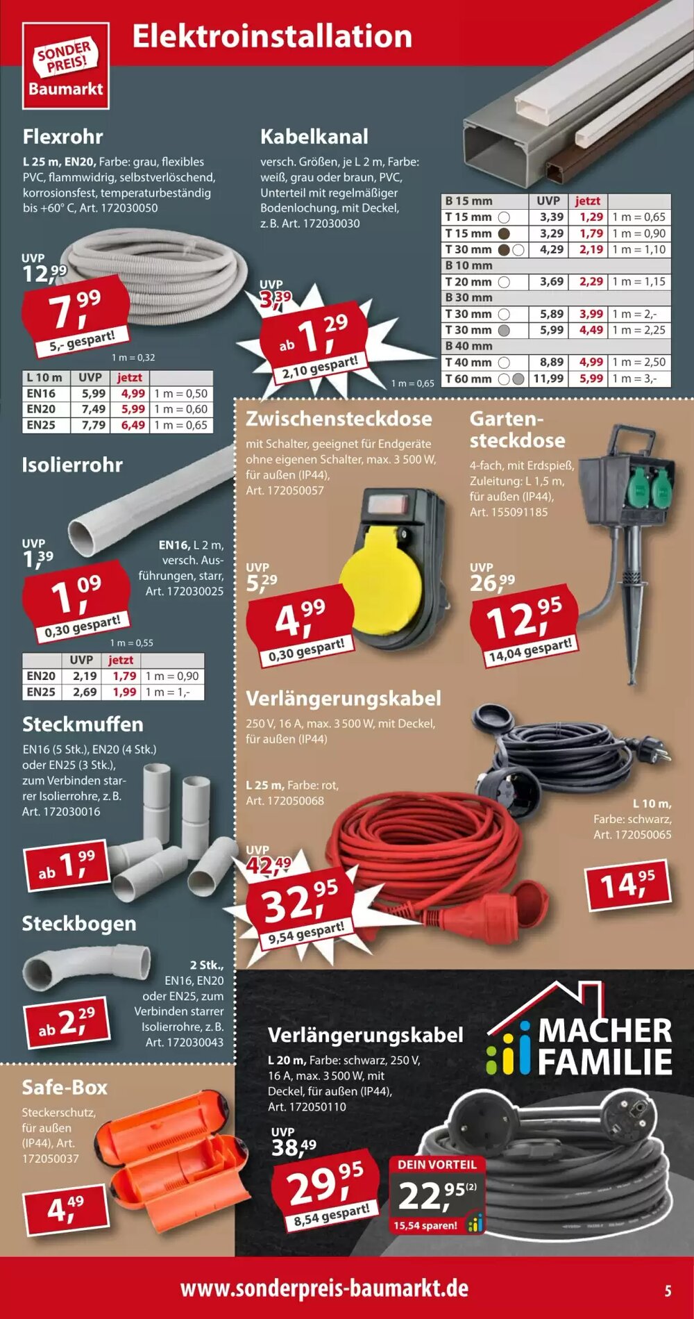 Sonderpreis Baumarkt Prospekt (ab 14.06.2025) zum Blättern - Seite 5