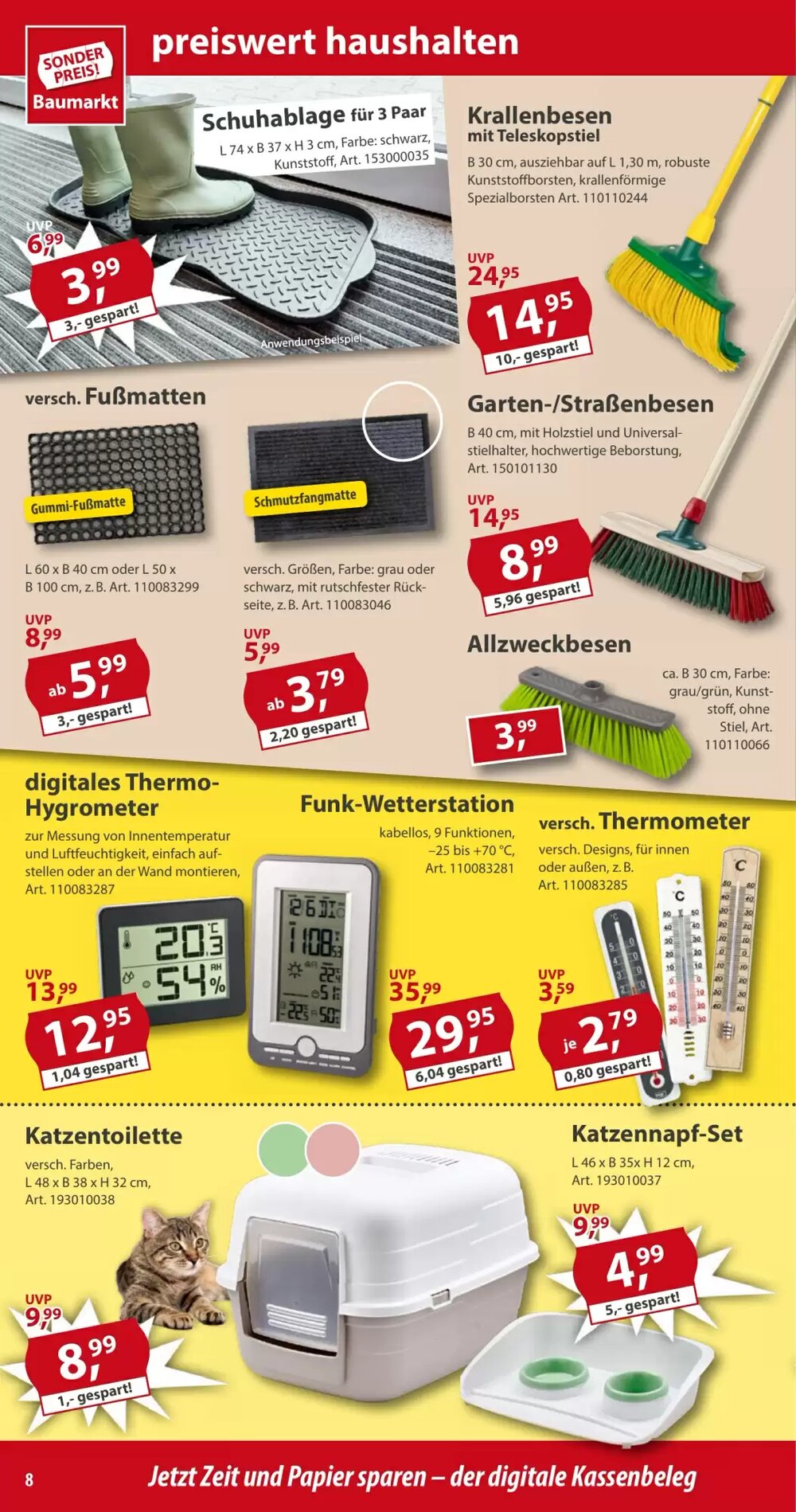 Sonderpreis Baumarkt Prospekt (ab 14.06.2025) zum Blättern - Seite 8
