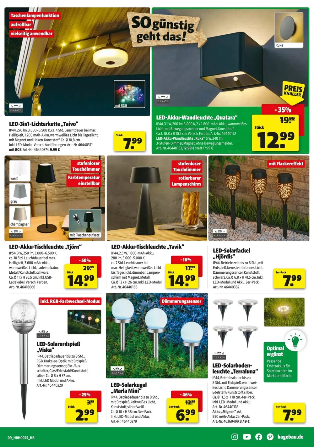 Hagebau Prospekt (ab 14.06.2025) zum Blättern - Seite 9