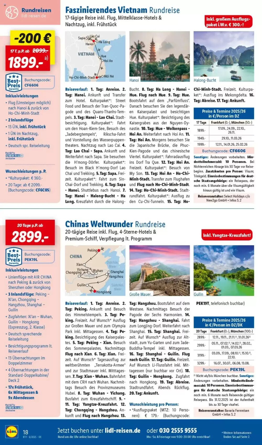 Lidl Reisen Prospekt (ab 14.06.2025) zum Blättern - Seite 18
