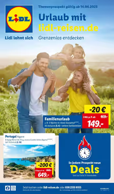 Lidl Reisen Prospekt (ab 14.06.2025) zum Blättern