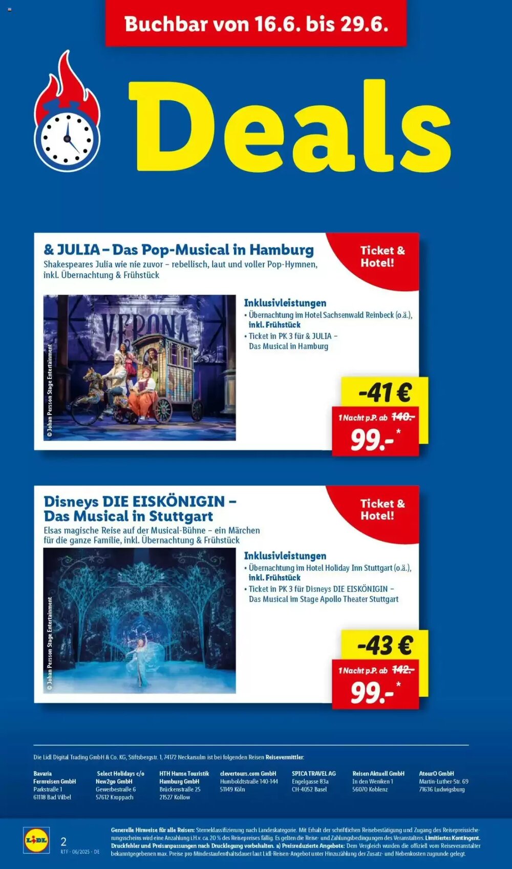 Lidl Reisen Prospekt (ab 14.06.2025) zum Blättern - Seite 2