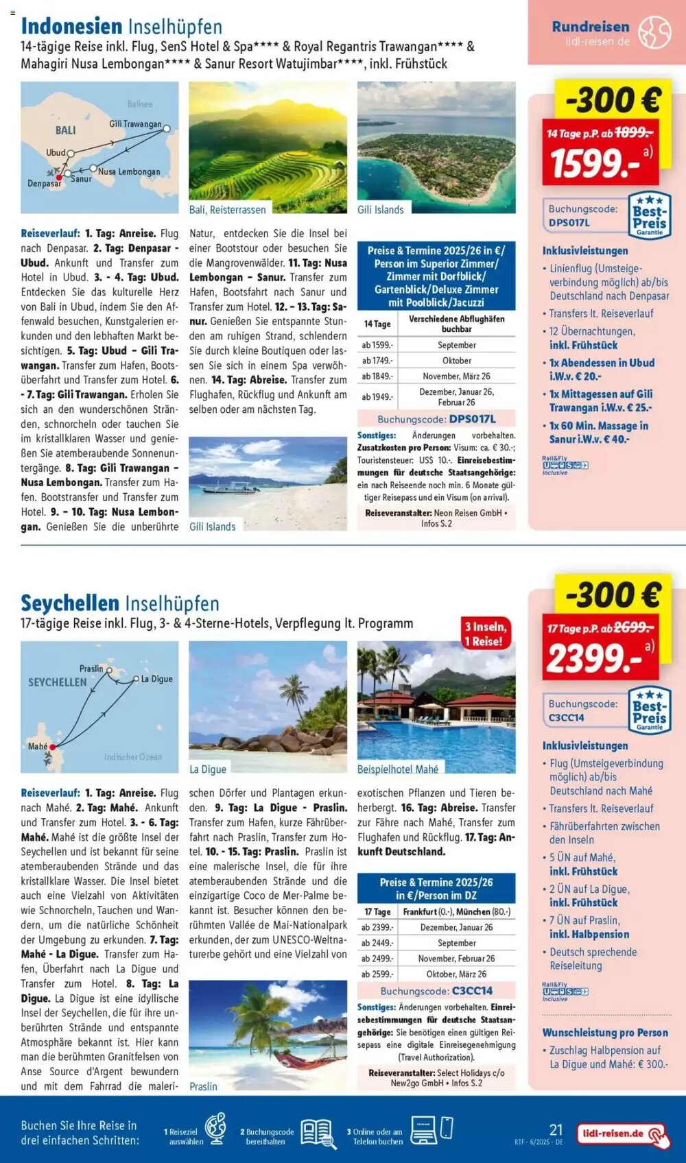 Lidl Reisen Prospekt (ab 14.06.2025) zum Blättern - Seite 21