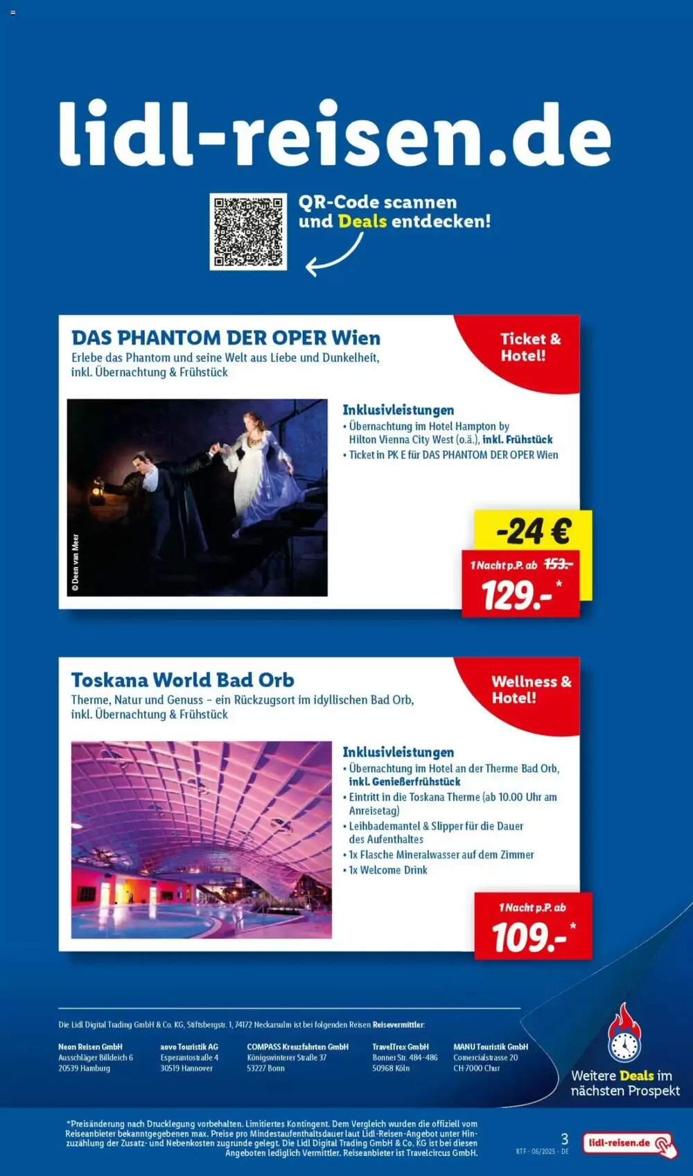 Lidl Reisen Prospekt (ab 14.06.2025) zum Blättern - Seite 3