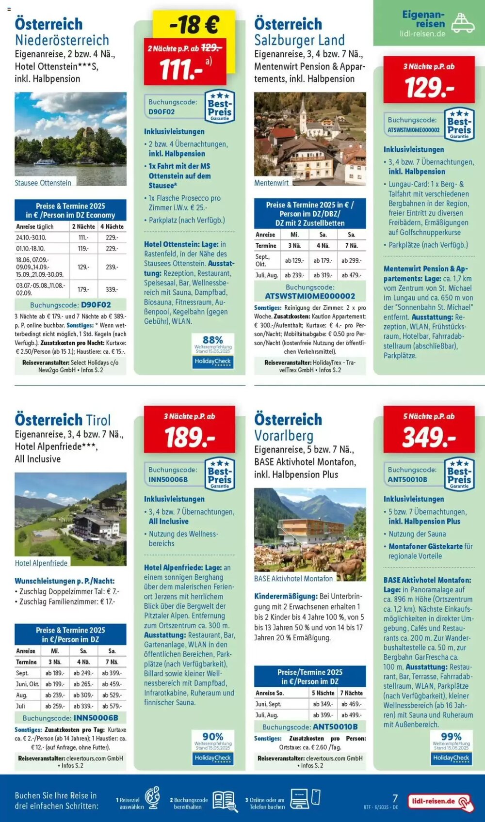 Lidl Reisen Prospekt (ab 14.06.2025) zum Blättern - Seite 7