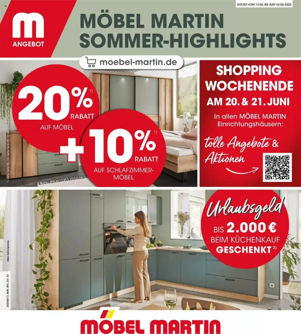 Möbel Martin Prospekt (ab 14.06.2025) zum Blättern - Seite 1