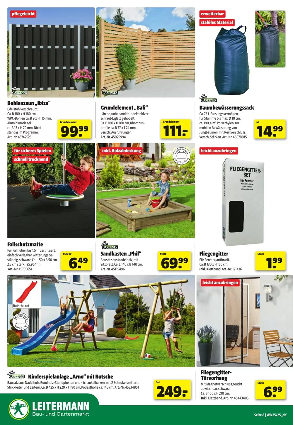 Leitermann Baumarkt Prospekt (ab 14.06.2025) zum Blättern - Seite 8