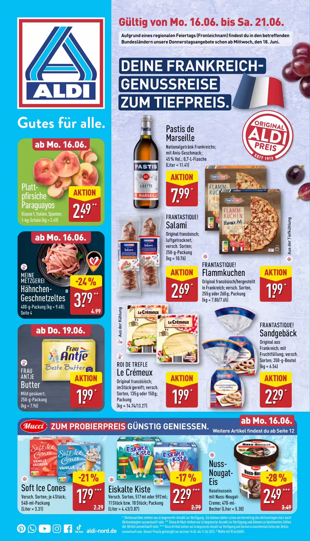 Aldi Nord Prospekt (ab 16.06.2025) zum Blättern - Seite 1