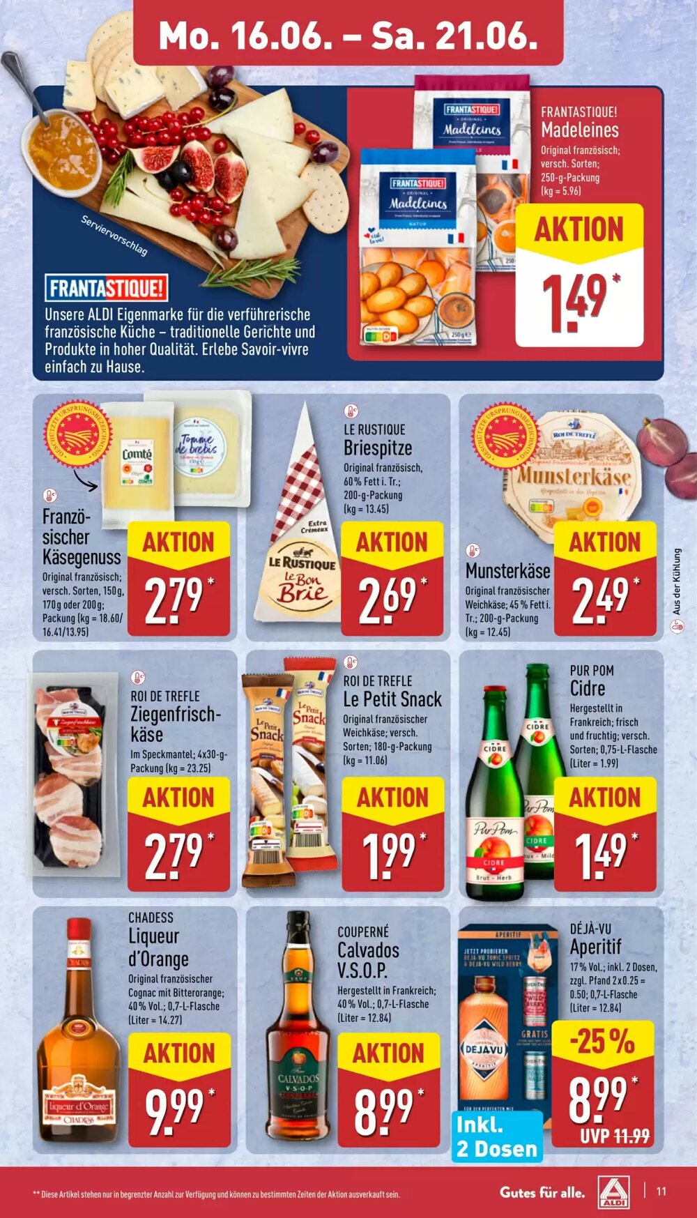 Aldi Nord Prospekt (ab 16.06.2025) zum Blättern - Seite 11