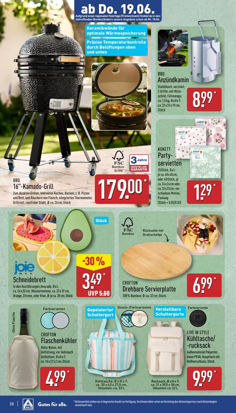 Aldi Nord Prospekt (ab 16.06.2025) zum Blättern - Seite 20