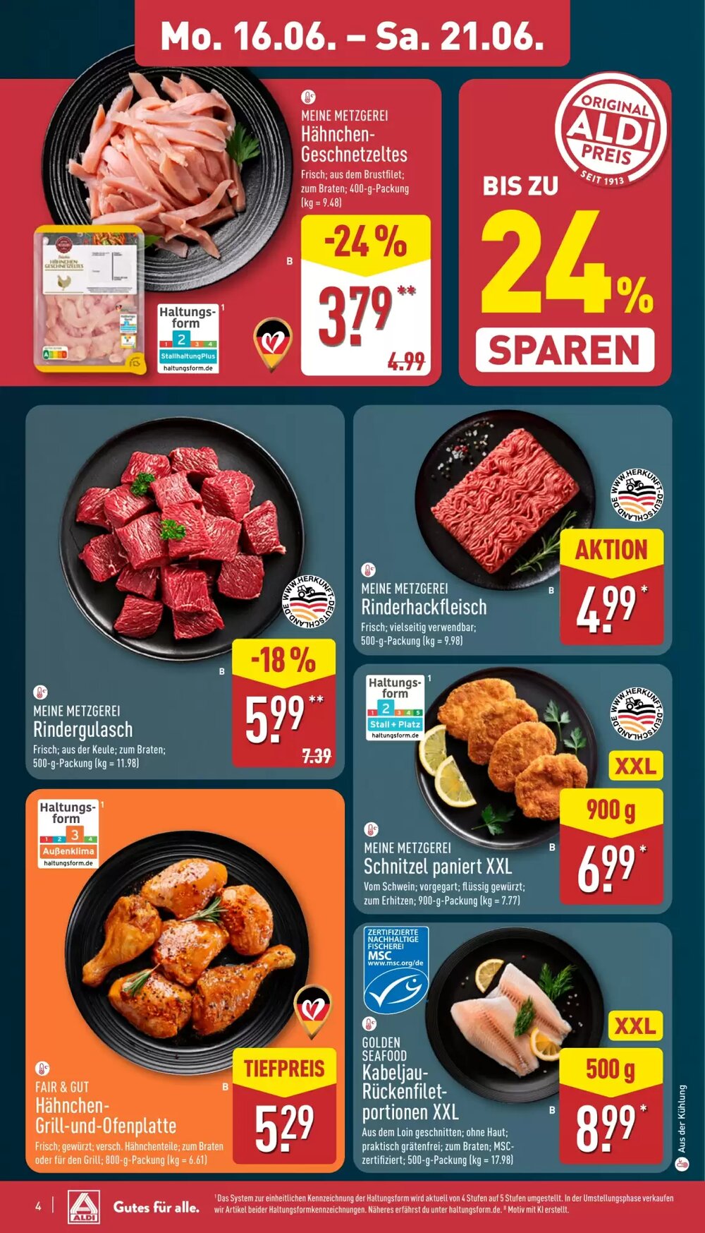 Aldi Nord Prospekt (ab 16.06.2025) zum Blättern - Seite 4