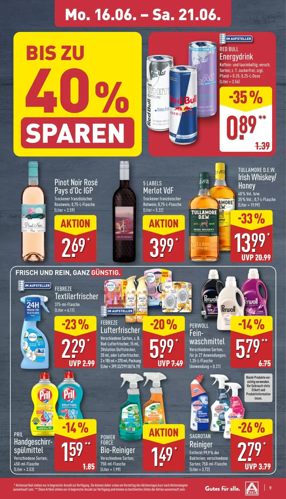 Aldi Nord Prospekt (ab 16.06.2025) zum Blättern - Seite 9