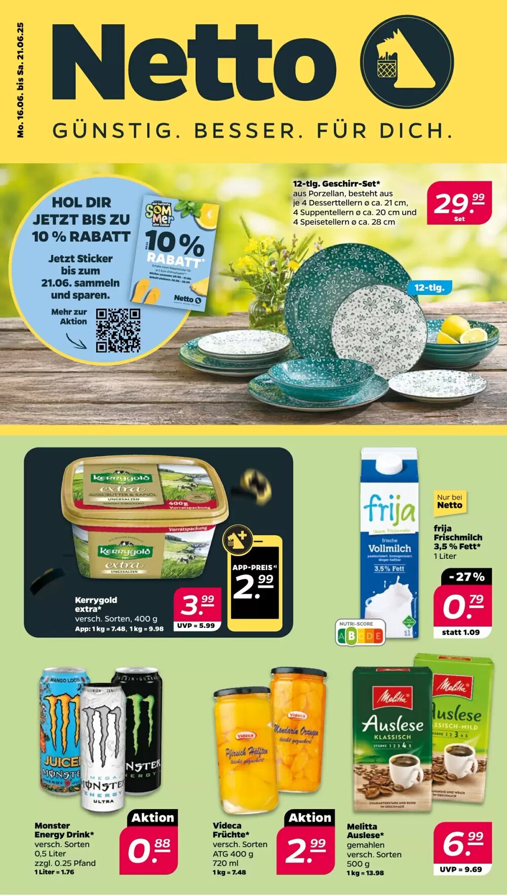 NETTO Prospekt (ab 16.06.2025) zum Blättern - Seite 1