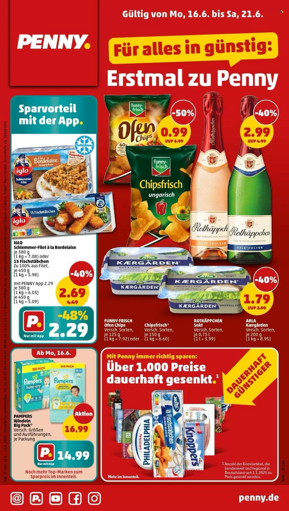 PENNY Prospekt (ab 16.06.2025) zum Blättern - Seite 1
