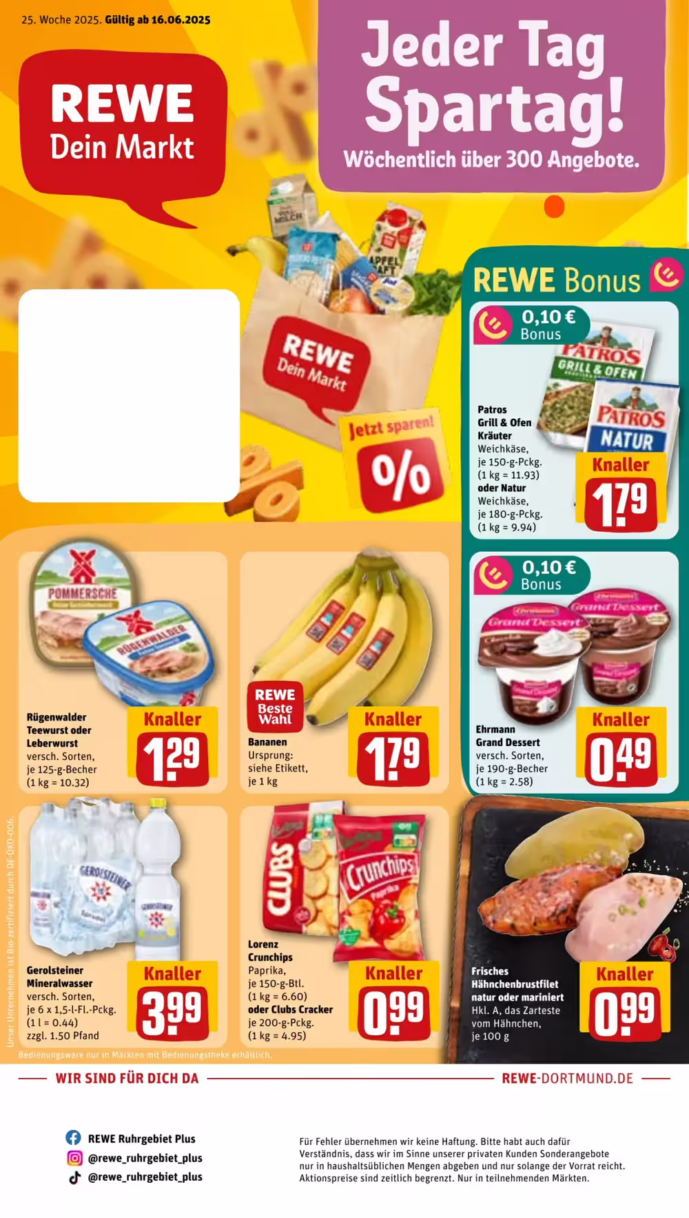 REWE Prospekt (ab 16.06.2025) zum Blättern - Seite 1