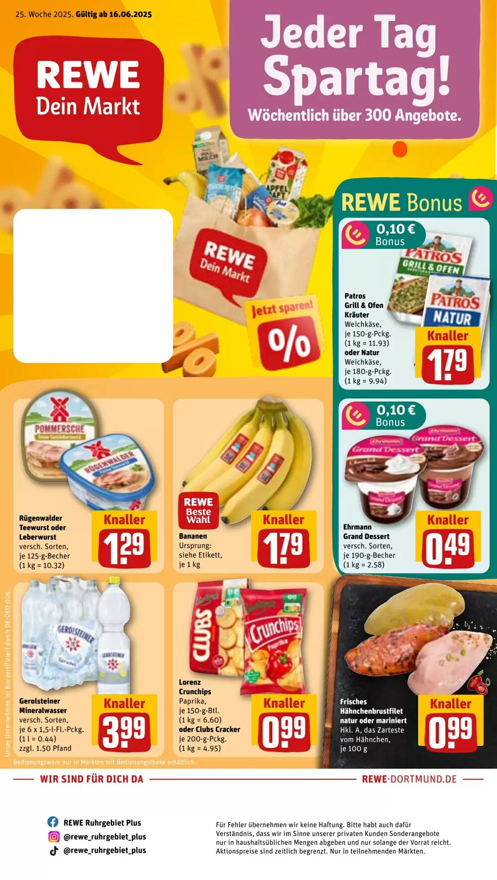 REWE Prospekt (ab 16.06.2025) zum Blättern - Seite 1