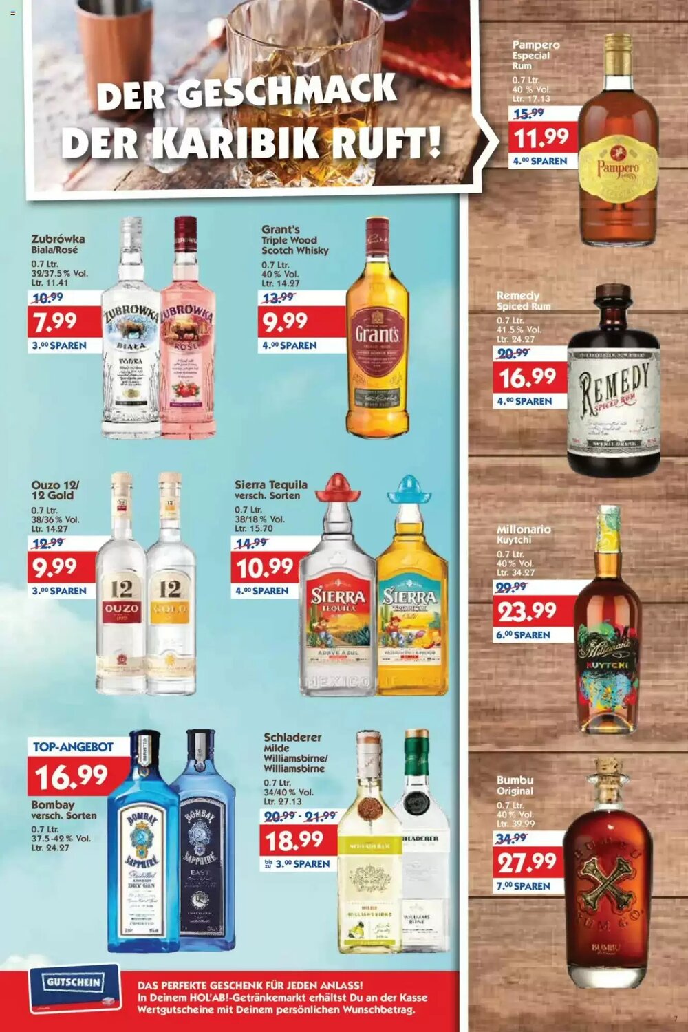 Hol'ab Getränkemarkt Prospekt (ab 16.06.2025) zum Blättern - Seite 7