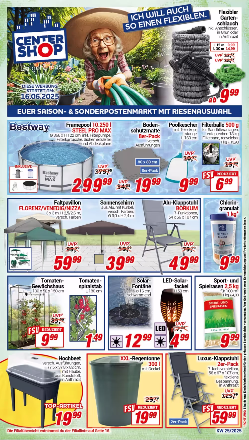 CENTERSHOP Prospekt (ab 16.06.2025) zum Blättern - Seite 1