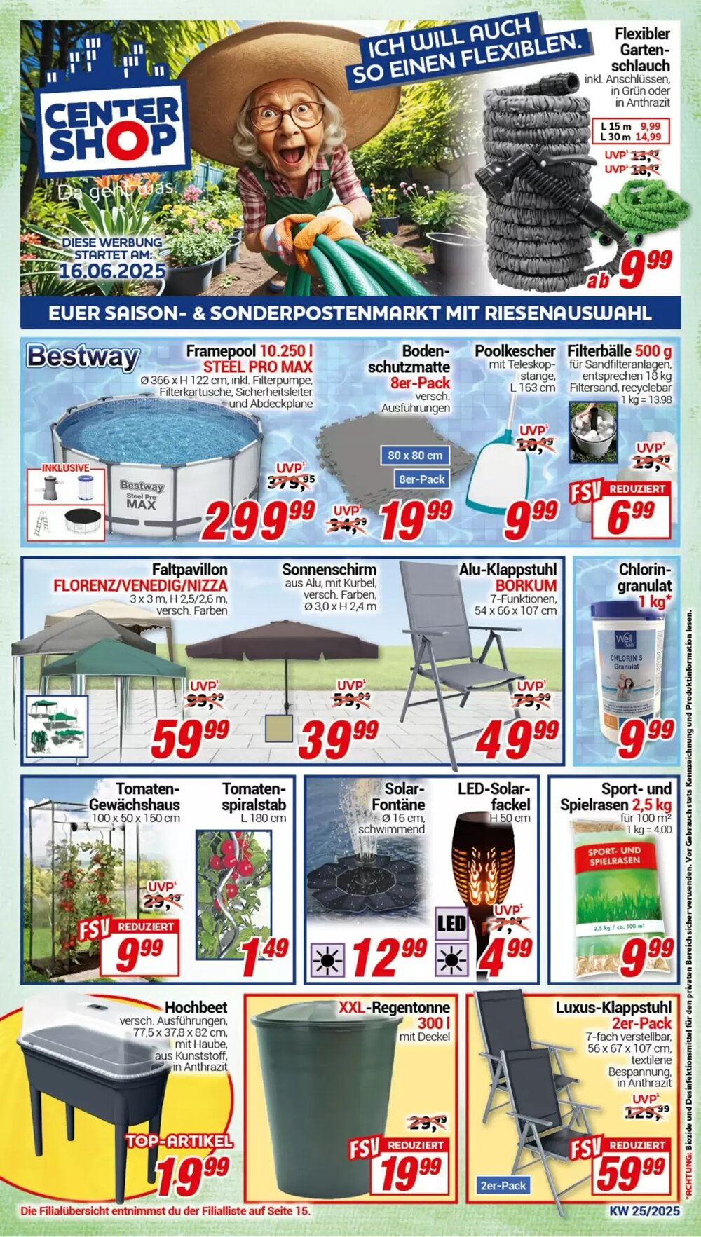 CENTERSHOP Prospekt (ab 16.06.2025) zum Blättern - Seite 1