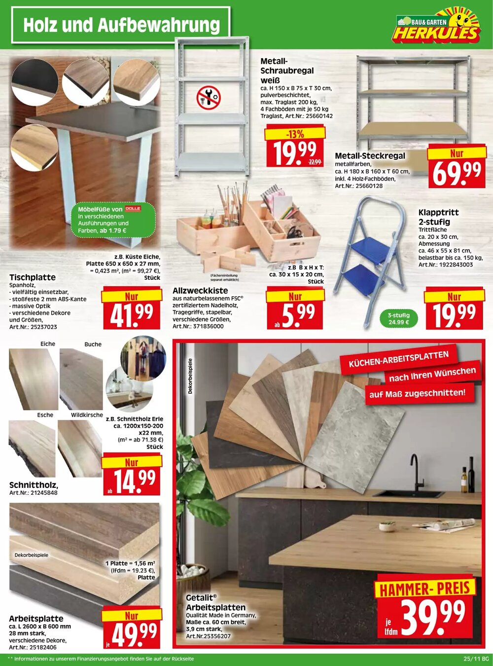 Herkules Baumarkt Prospekt (ab 16.06.2025) zum Blättern - Seite 11