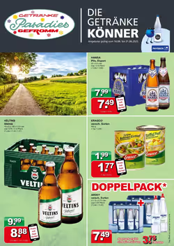 Getränkeparadies Gefromm Prospekt (ab 16.06.2025) zum Blättern