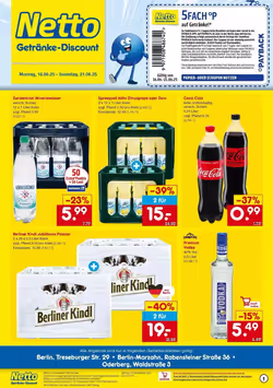 Netto Getränke Discount Prospekt (ab 16.06.2025) zum Blättern