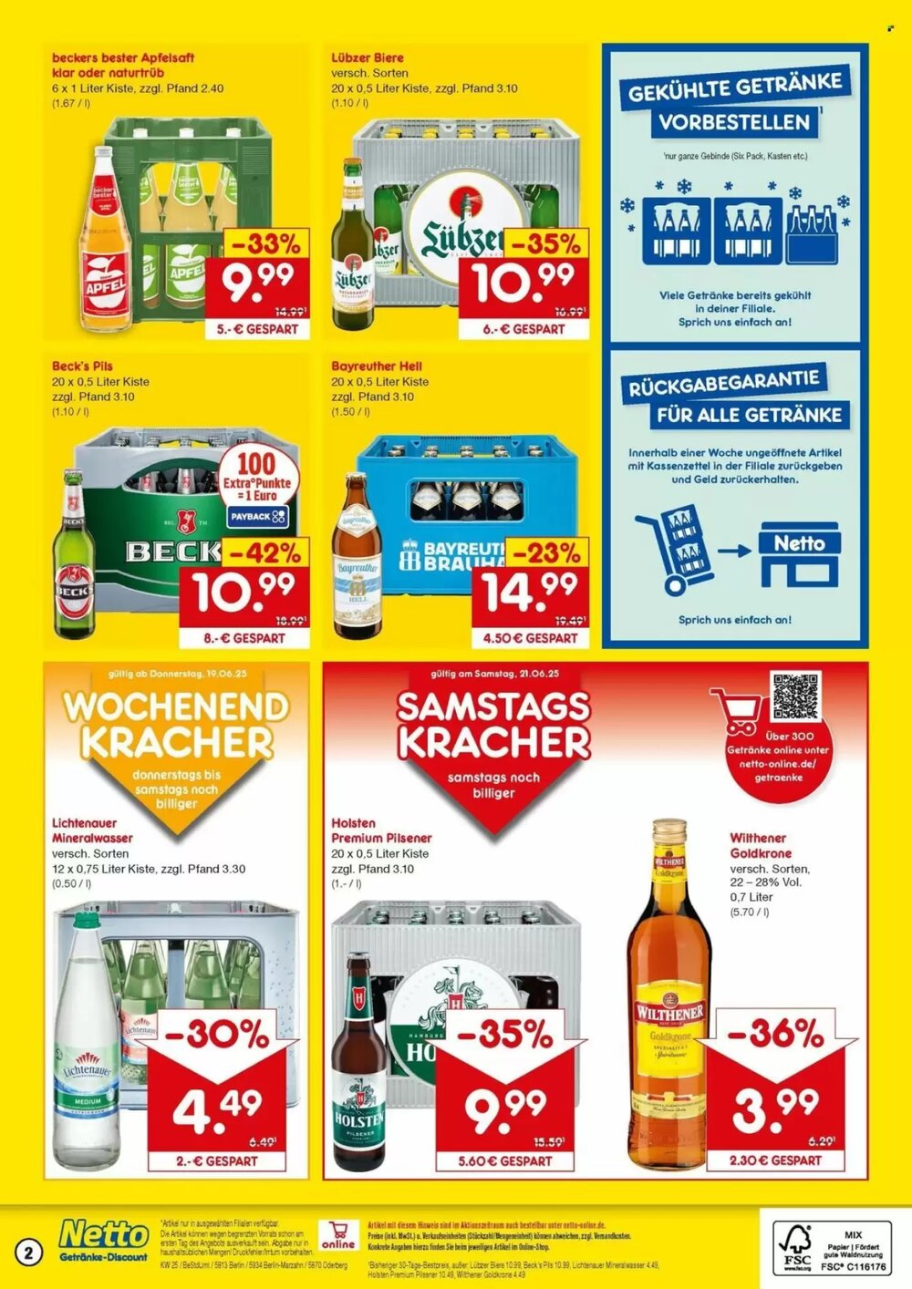 Netto Getränke Discount Prospekt (ab 16.06.2025) zum Blättern - Seite 2