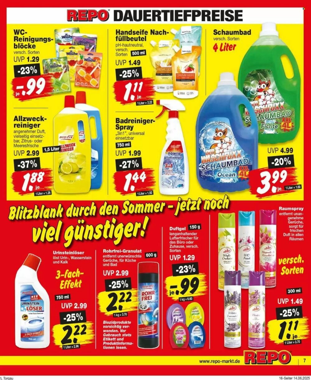 Repo Markt Prospekt (ab 16.06.2025) zum Blättern - Seite 7