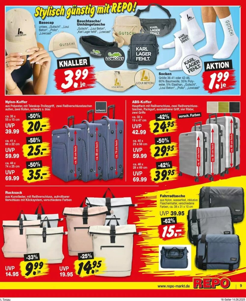 Repo Markt Prospekt (ab 16.06.2025) zum Blättern - Seite 9