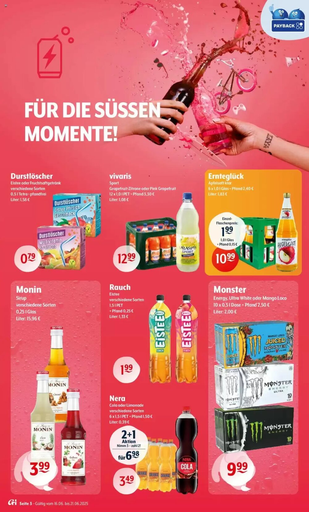 Getränke Hoffmann Prospekt (ab 16.06.2025) zum Blättern - Seite 3