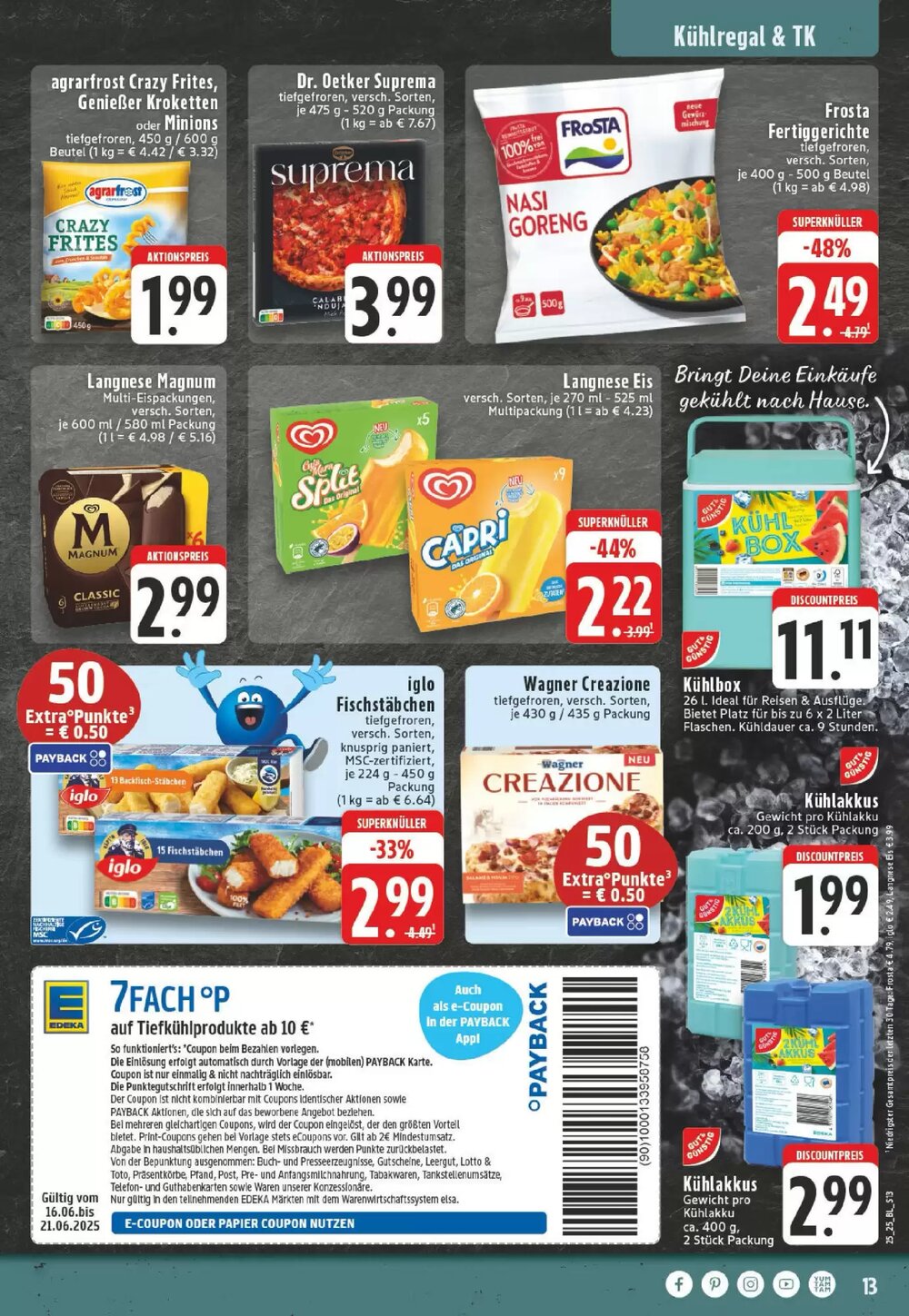 Edeka Prospekt (ab 16.06.2025) zum Blättern - Seite 13