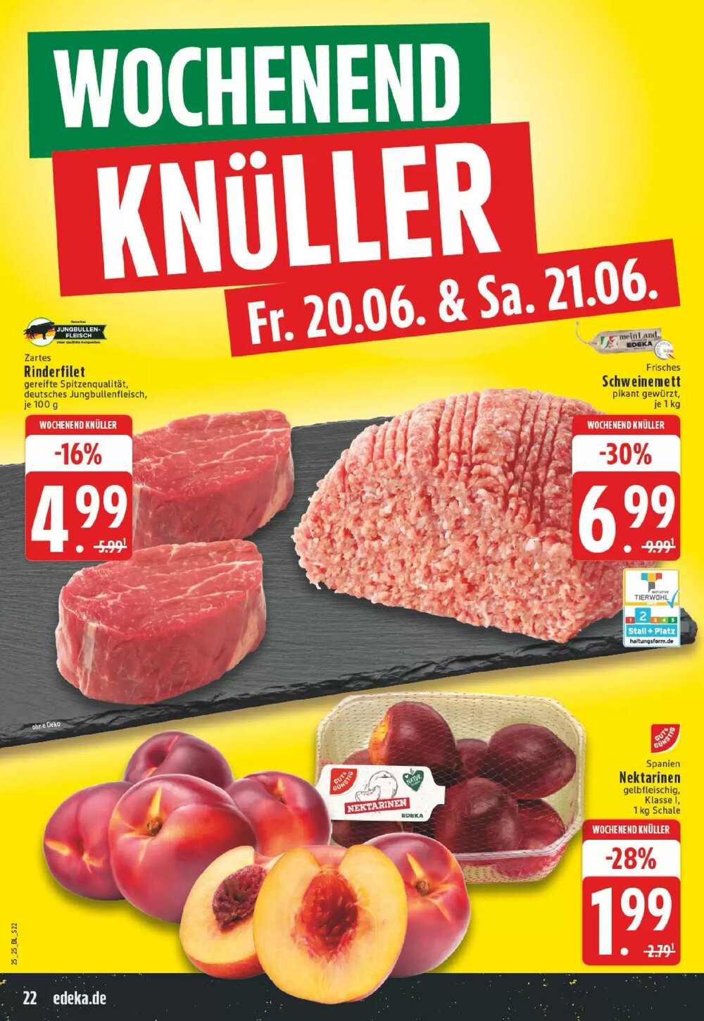 Edeka Prospekt (ab 16.06.2025) zum Blättern - Seite 22