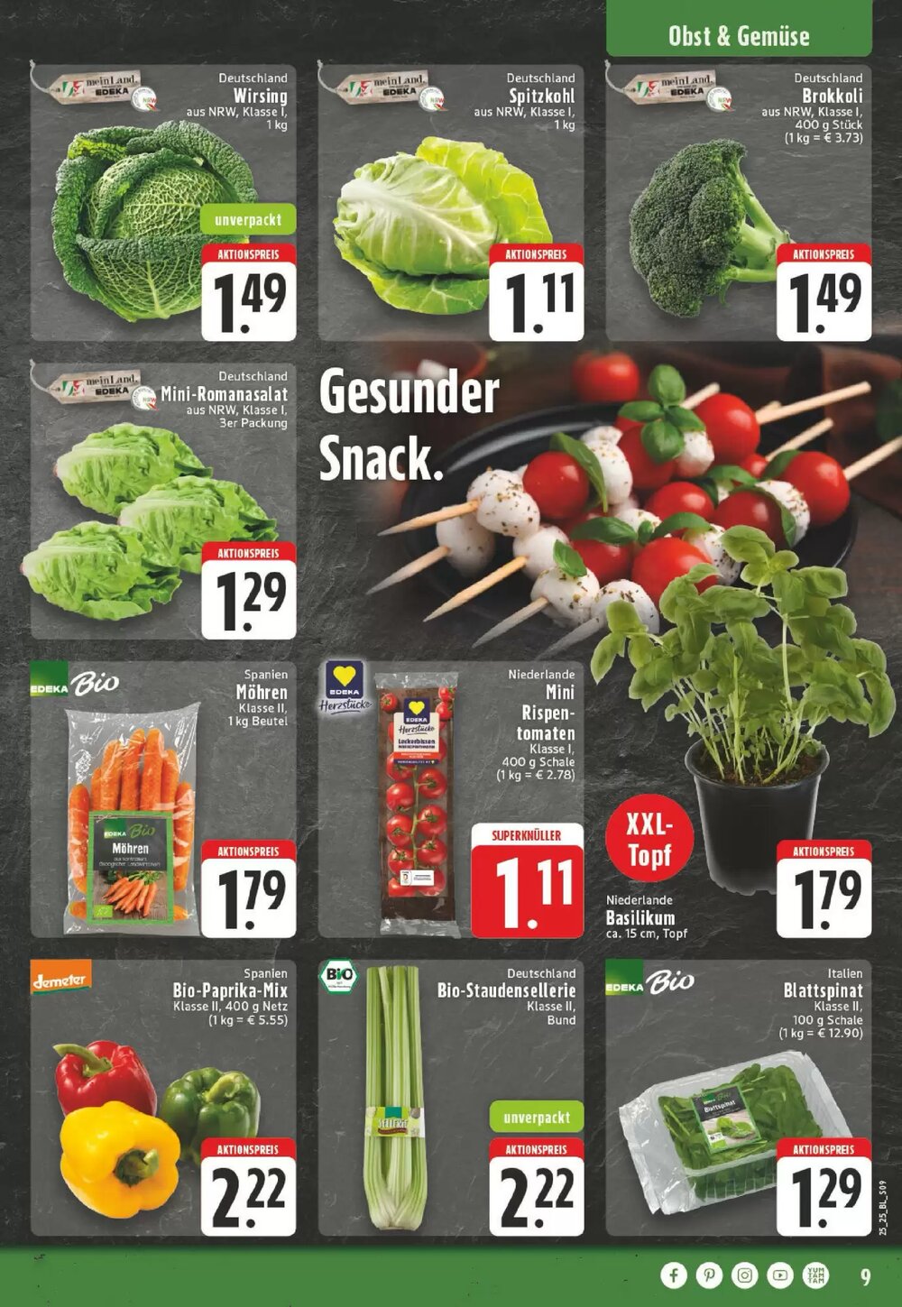 Edeka Prospekt (ab 16.06.2025) zum Blättern - Seite 9